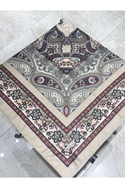 MODA وشاح ناعم بنمط عرقي من ميرا مقاس 120 × 120 سم