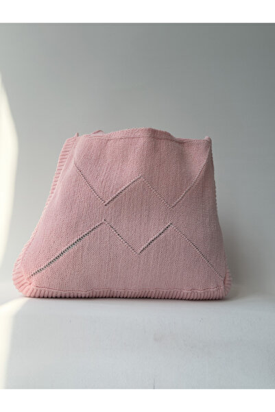 Sea Style Geometrik Desenli Triko Tote Çanta