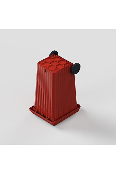Wave Bin WAVE Euro-bin with Red outlet 240L AETA Red bin