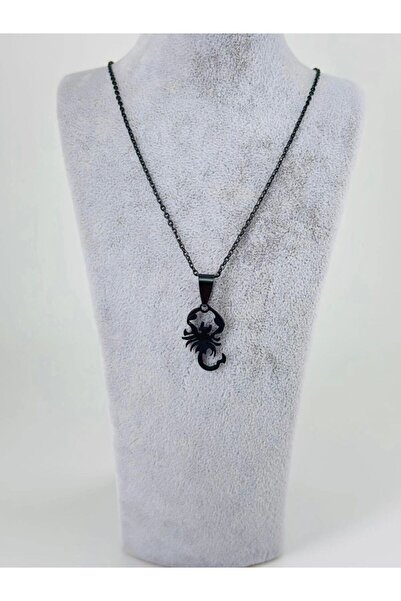 Mestore Scorpion Figure Steel Men's Necklace