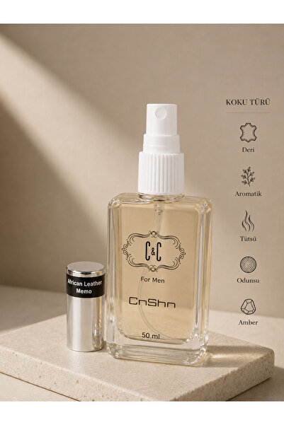 C&C luxury Memo African Leather Muadili Erkek Parfüm EDP 50 ML Kalıcı Deri Od...