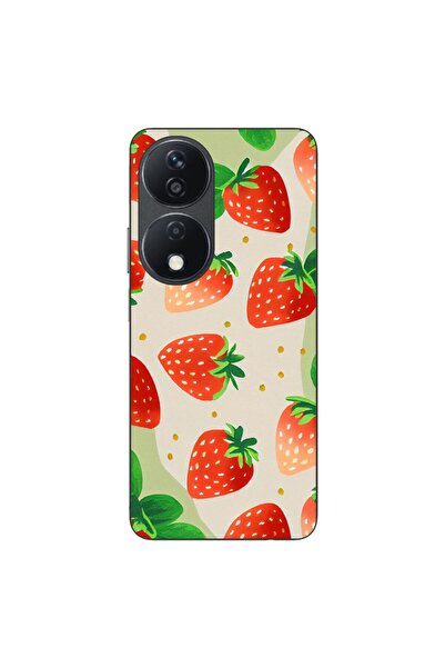 OEM Husa compatibila cu Honor X7b Silicon Gel Tpu Model Capsuni Pattern