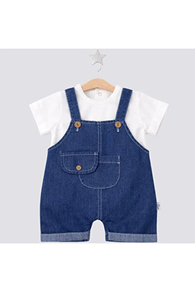 Melomio Baby Kids Erkek Çocuk Kot Slopet Mavi