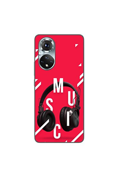 OEM Husa compatibila cu Honor 50 Silicon Gel Tpu Model Music Headphones