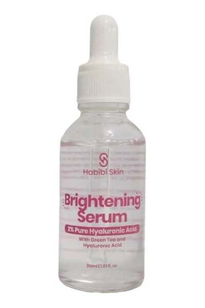 habibi skin Essential Skin Brightening Serum with 2% Pure Hyaluronic Acid, 30ml