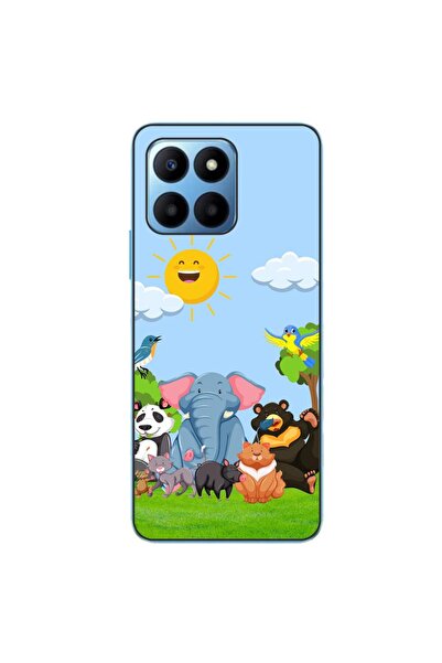 OEM Husa compatibila cu Honor 70 Lite Silicon Gel Tpu Model Prietenii Junglei