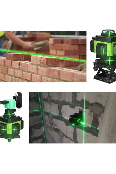 OEM NIVELA LASER 16 LINII - 4D, 2 ACUMULATORI SI 10 ACCESORII (RO-V07) (Allma-NIVELALA)