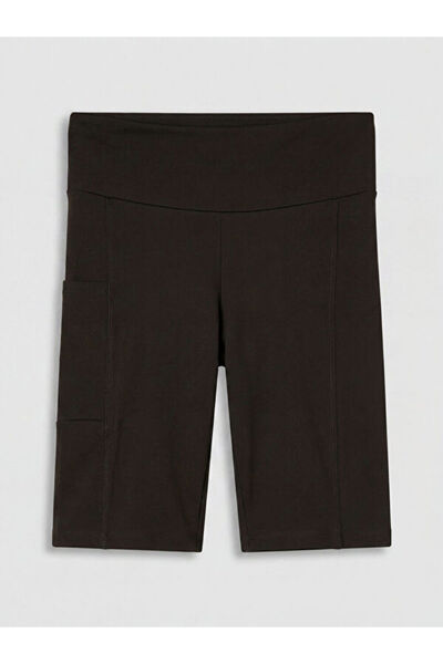 LC Waikiki Women's Sports Shorts Leggings with Waist Cord for Style Seekers f...