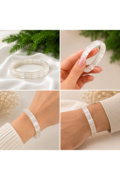 The Magıc of Healıng Crystal Quartz Natural Stone Rolex Bracelet