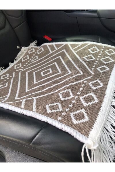 Store Antik kilim serme oto minderi 3’lü iki taraflı