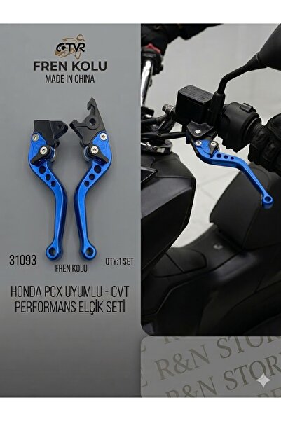 Honda PCX 125 / 150 Uyumlu Katlanır Ayarlı Spor Fren Maneti Takımı (Sağ - Sol...