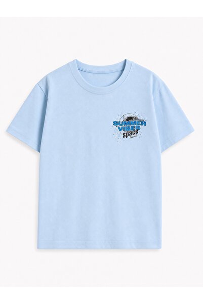 SETTY KOOP Kids Graphic Tee – Short Sleeve Crew Neck with Space-Themed Print,...