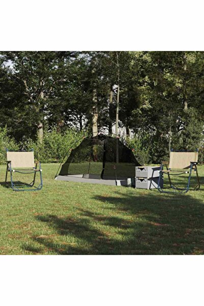 vidaxl Cort cu acoperis cu depozitare Gri si negru 236 x 150 x 136 cm