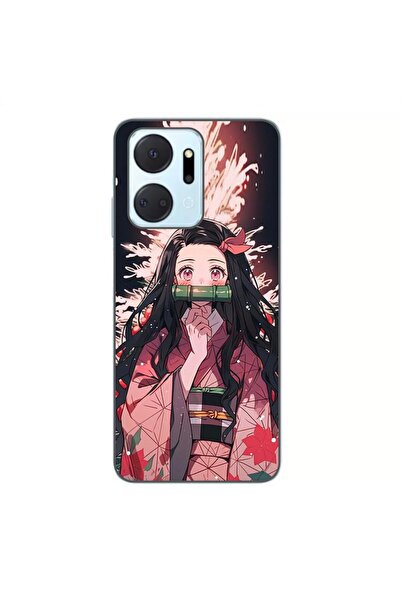 OEM Husa compatibila cu Honor X7a Silicon Gel Tpu Model Demon Slayer Nezuko