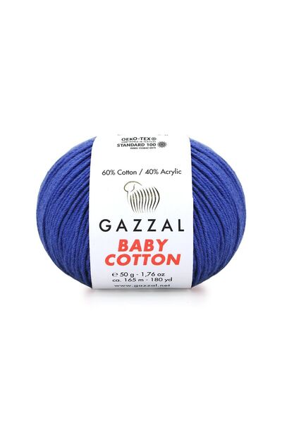 Gazzal Bumbac pentru bebeluși 50% Bumbac 50% Acrilic Fir de tricotat 50 g / 2...
