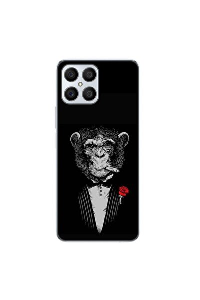 OEM Husa compatibila cu Honor X8 Silicon Gel Tpu Model Cigar Monkey