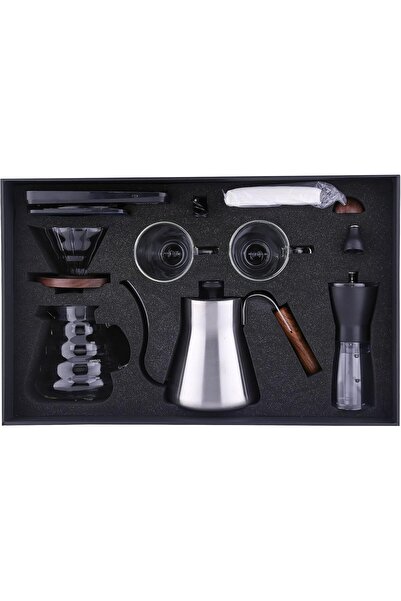 ALSAIF Al Saif K09900 Coffee Maker Set, 9 Pieces, Black