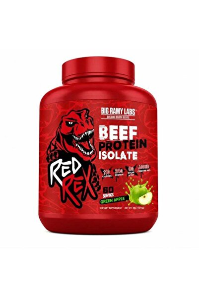 BIG RAMY LABS بروتين لحم البقر المعزول 100% من ريد ريكس بنكهة التفاح الأخضر 4...