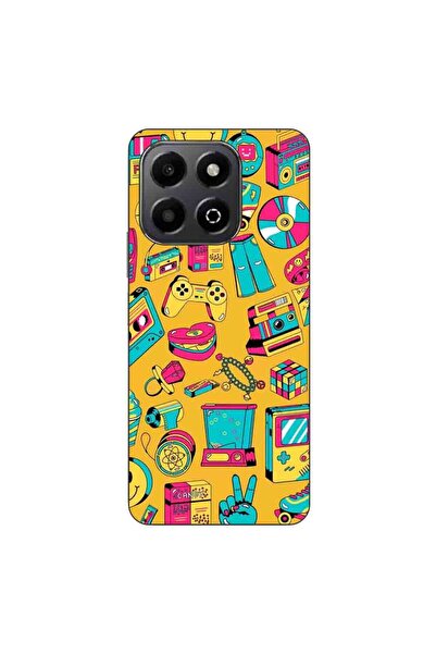 OEM Husa compatibila cu Honor X6b Silicon Gel Tpu Model Pop Art Vintage