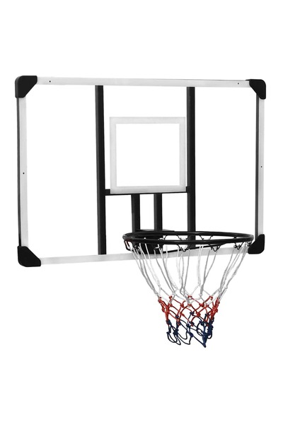 vidaxl Panou de baschet, transparent, 106x69x3 cm, policarbonat