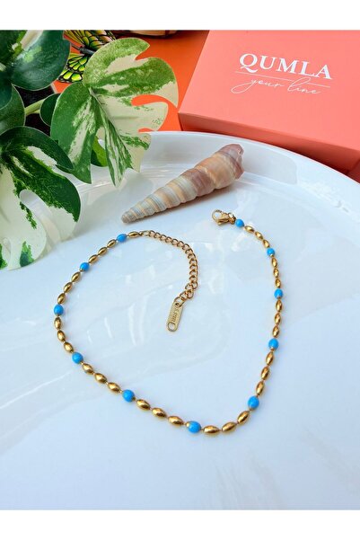 QUMLA MİNELİ ÇELİK HALHAL (21+6 CM )