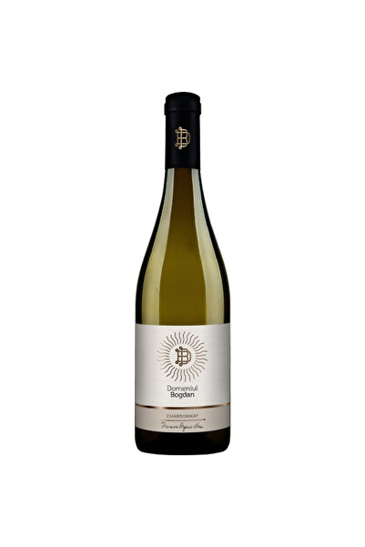 Bio Vin alb Domeniul Bogdan Organic Chardonnay, sec, 0.75L