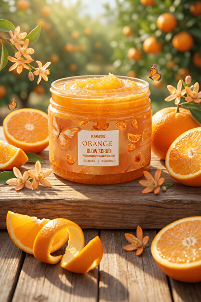 Glaresoul Orange Glow Scrub Nemlendirici, Besleyici, Batık Giderici ve Arındı...