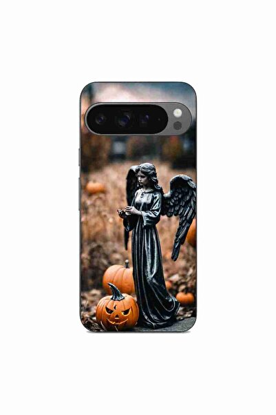 OEM Husa compatibila cu Google Pixel 9 Pro XL Silicon Gel Tpu Model Halloween...