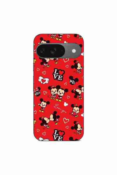 OEM Husa compatibila cu Google Pixel 9 Pro Silicon Gel Tpu Model Mickey Love ...