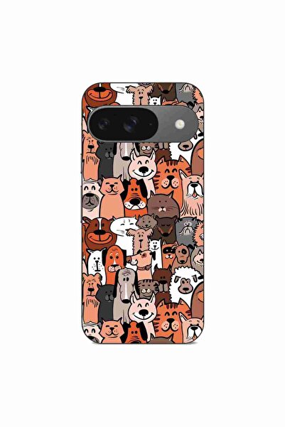 OEM Θήκη συμβατή με Google Pixel 9 Pro, από σιλικόνη gel TPU, με σχέδιο σκύλω...