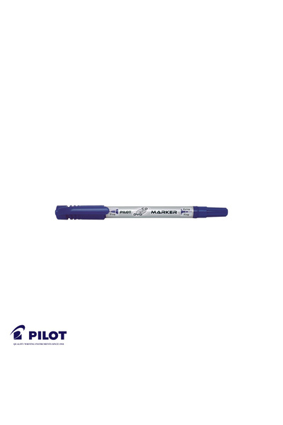 Pilot Marker permanent Twin BeGreen, 2 vârfuri, fin și mediu, pentru CD/DVD, ...