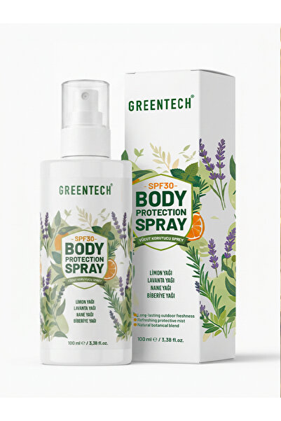 Greentech Vücut Koruyucu Sprey Losyon Bitkisel Tüm Vücut İçin Aile Boy 100 ml