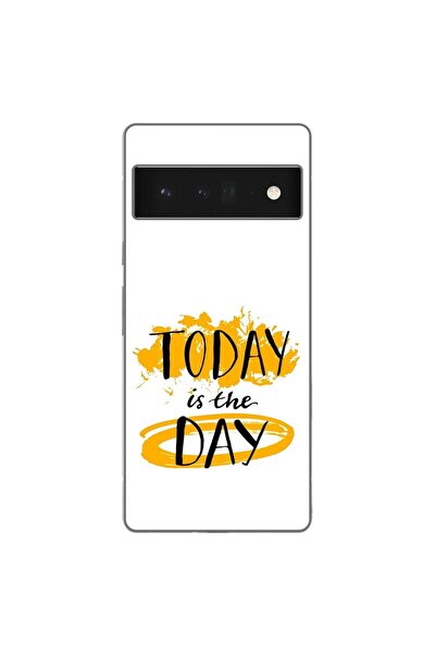OEM Husa compatibila cu Google Pixel 6 Pro Silicon Gel Tpu Model Mesaj Today ...