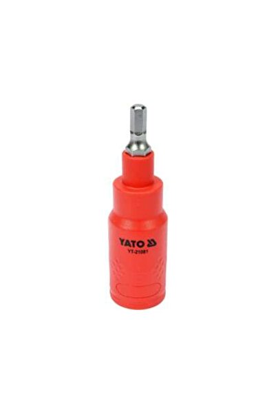 yato Bit hexagonal 5, VDE, Adaptor Cu 3/8'', 75mm