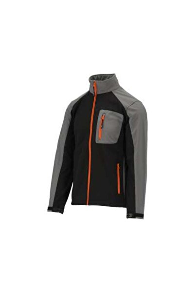 yato Jachetă Softshell, Negru/Gri, S