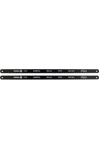Vorel Set Pănze Fierăstrăr Bi-Metal, 24Tpi, Cobalt 8% 300X12.6X0.65Mm, 2 Buc