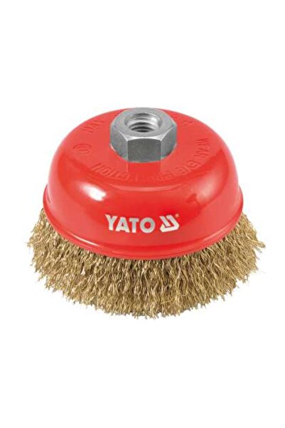 yato Perie Cupă 100Mm, Prindere M14, Sârmă Placată Cu Alamă