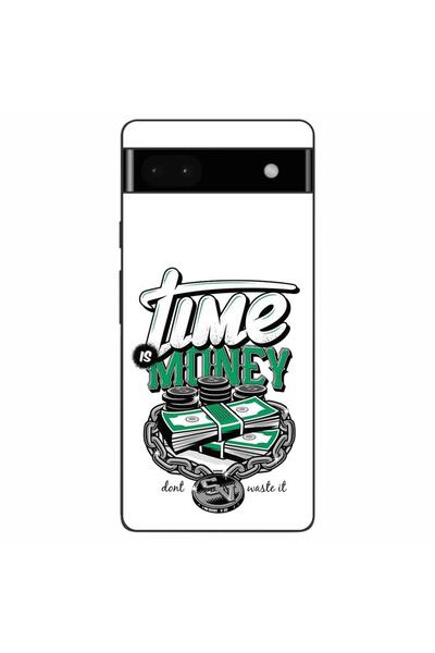 OEM Husa compatibila cu Google Pixel 6A Silicon Gel Tpu Model Mesaj Time Is M...