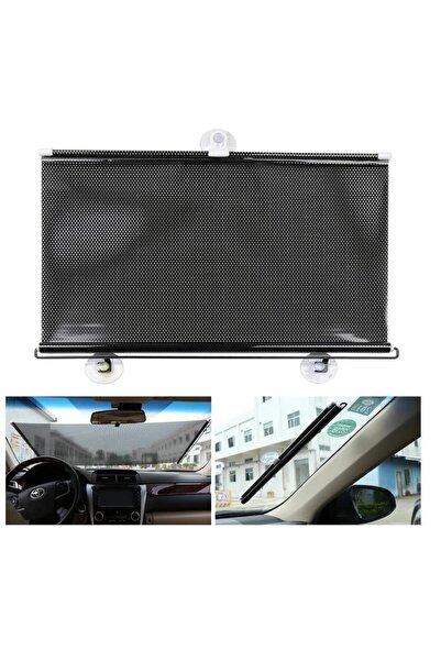 Powermaster Sunup Vantuzlu 45x125cm Siyah Oto Cam Güneşlik