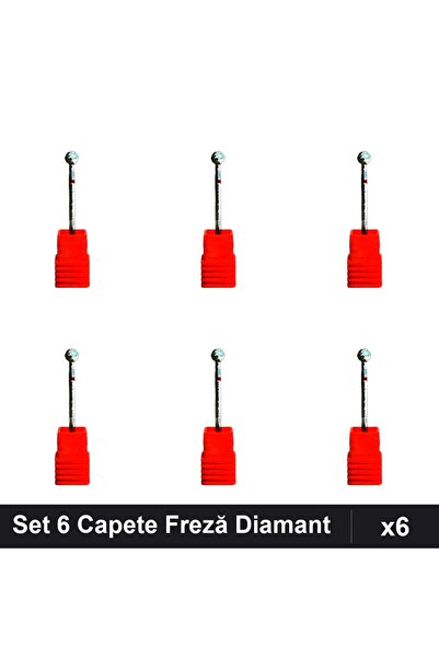 NAİLS Set 6 Capete Freză Diamant Unghii, Manichiura Profesională, Accesorii P...