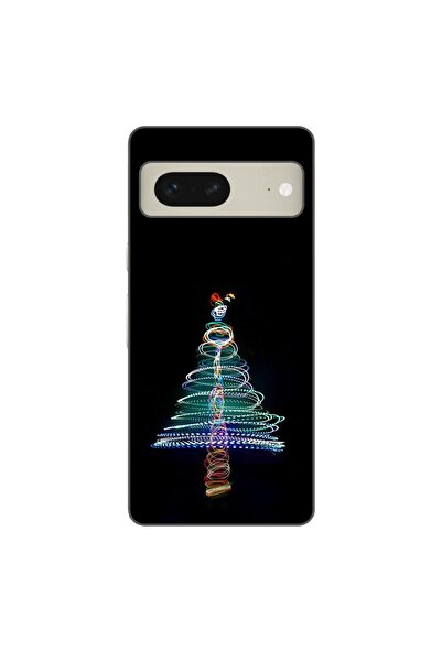 OEM Калъф, съвместим с Google Pixel 7, силиконов гел TPU, с десен Коледно дър...