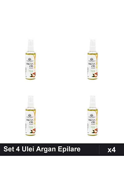 global fashion Set 4 Ulei de Argan după Epilare 100ml, Îngrijire Post-Epilare