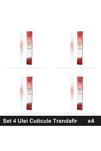 global fashion Set 4 Uleiuri Cuticule Stilou Trandafir, Îngrijire Unghii
