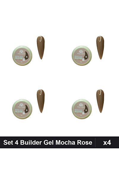 global fashion Set 4 Builder Gel Mocha Rose 15g, Global Fashion, Constructie ...