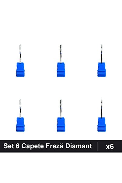 NAİLS Set 6 Capete Freză Diamant Unghii, Manichiură Profesională, Accesorii N...