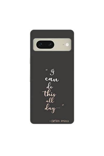 OEM Husa compatibila cu Google Pixel 7 Silicon Gel Tpu Model Mesaj I Can Do T...