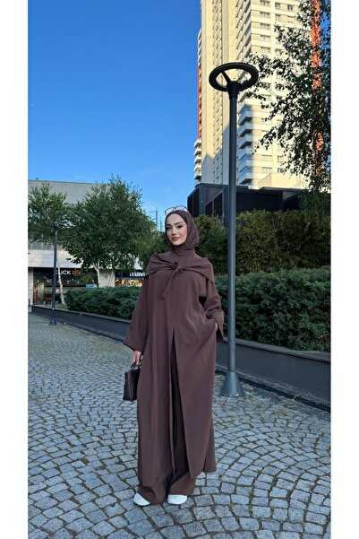 Nuvira Modal Kumaş Abaya Takım