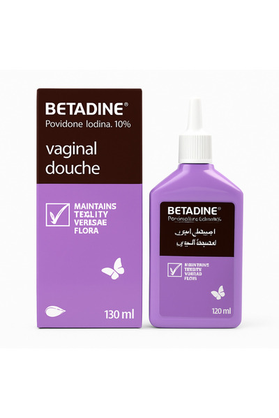 BETADINE غسول مهبلي طبي بيتادين 120 مل | Medicated Vaginal Douche 120ml