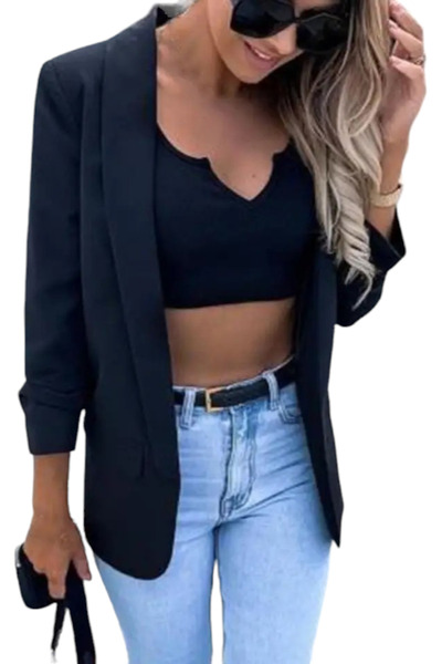 OEM Sacou dama casual - Nona - negru