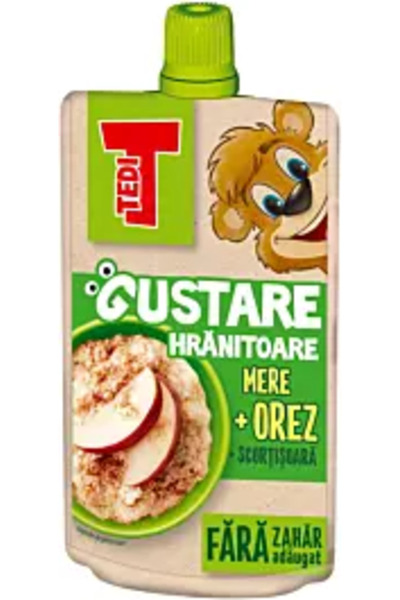 TEDİ Gustare Nutritivă Măr-Scinamat-Orez 100 G